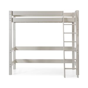 LAHE Extra High Kids’ Bed 90x200 cm with Angled Ladder