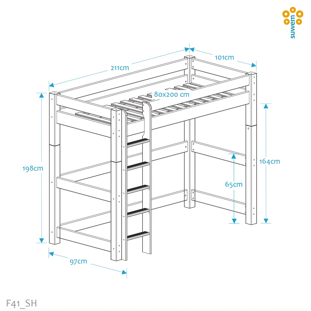 F41SH-6.jpg Ekstra kõrge voodi püstredeliga LAHE - Image 7