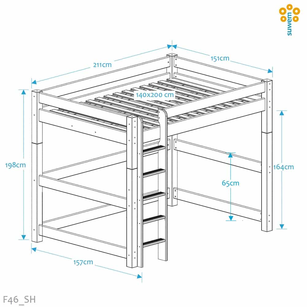 F46sH-6.jpg Ekstra kõrge voodi püstredeliga LAHE - Image 9