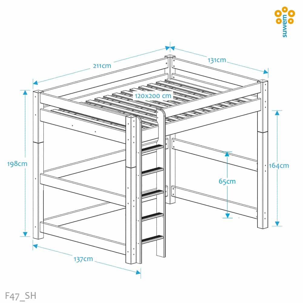 F47sH-6.jpg Ekstra kõrge voodi püstredeliga LAHE - Image 8