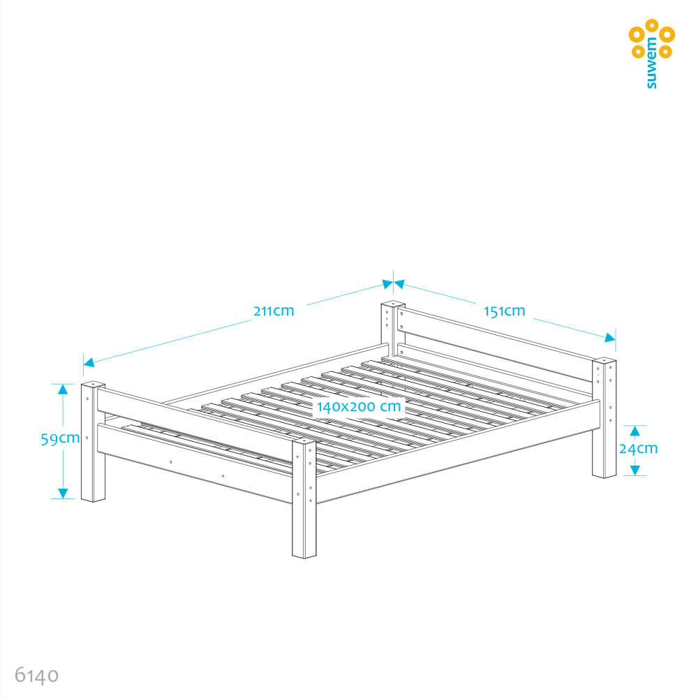 F6140_3.jpg Voodi LAHE - lai - Image 4