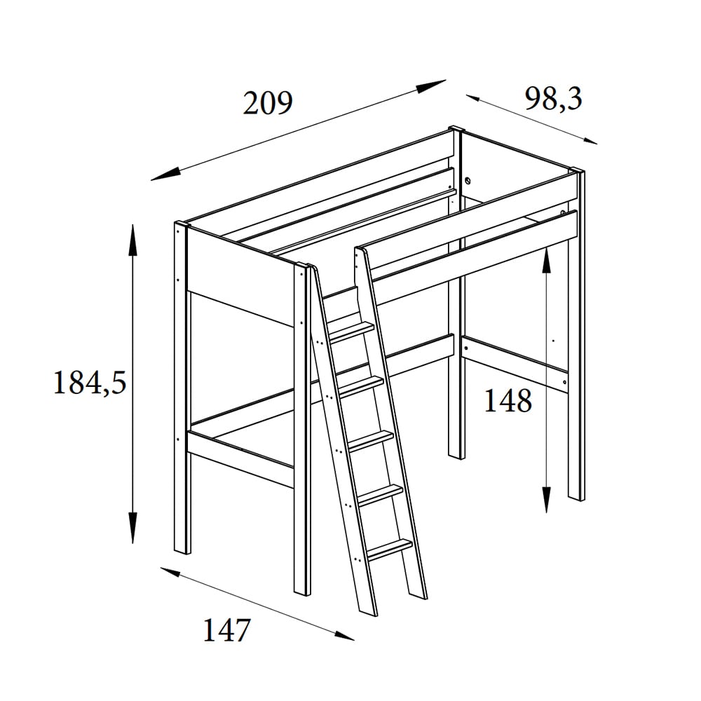 ST41W-G-8.jpg Robin narivoodi 90x200 cm arvutilauaga - Image 8