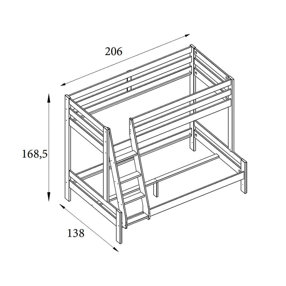 ST57W-2B-9.jpg Robin narivoodi 90/120x200 cm voodialuste kastidega - Image 9