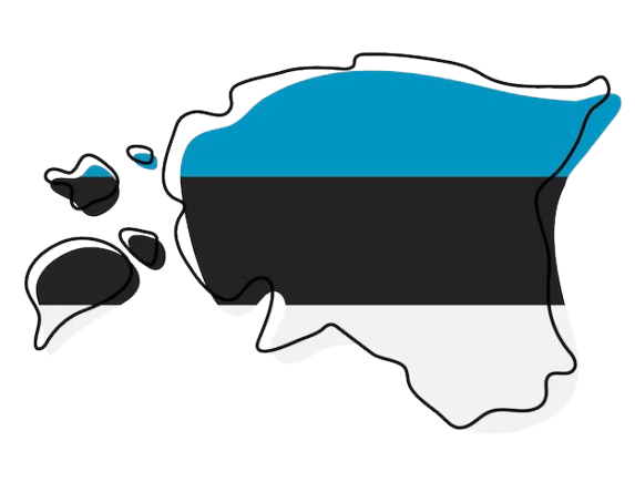 stylized outline map estonia with national flag icon flag color map estonia vector illustration 160901 3704 removebg preview