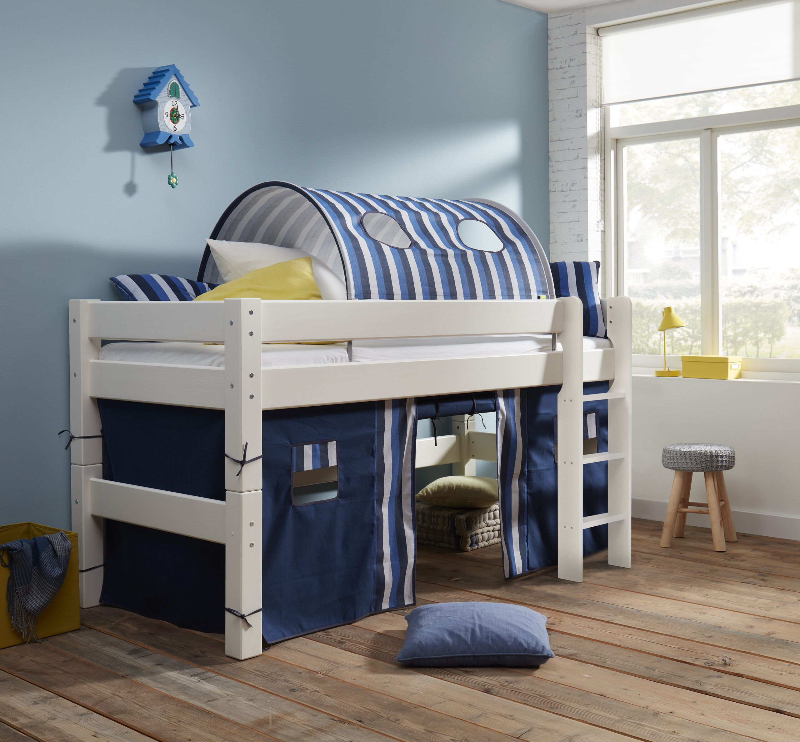 lahe poolkõrge lastevoodi mini 80x160 cm püstredeliga lahe poolkõrge lastevoodi mini 80x160 cm püstredeliga